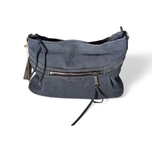Aimee Kestenberg Denim Leather Shoulder Bag